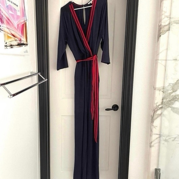 Boden Navy Blue Jumpsuit size 16R - Picture 4 of 10